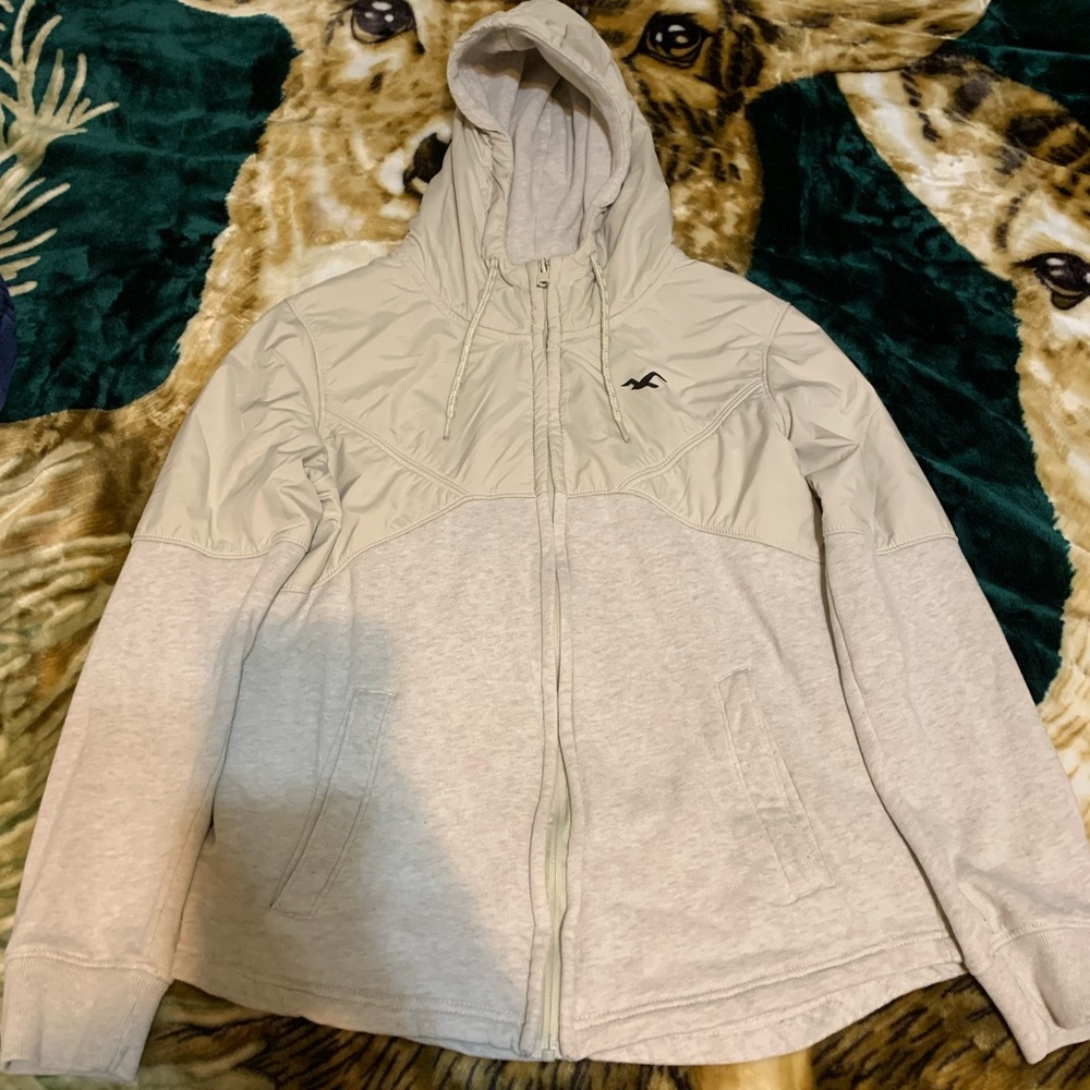 Hollister Zip Up Hoodie (Small)
